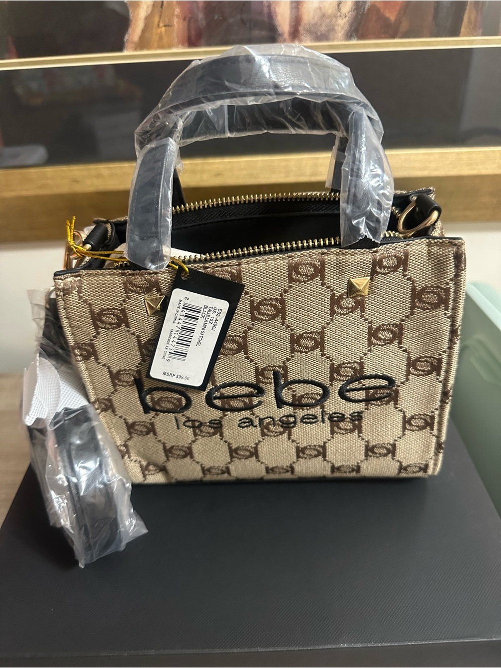 bebe mini satchel